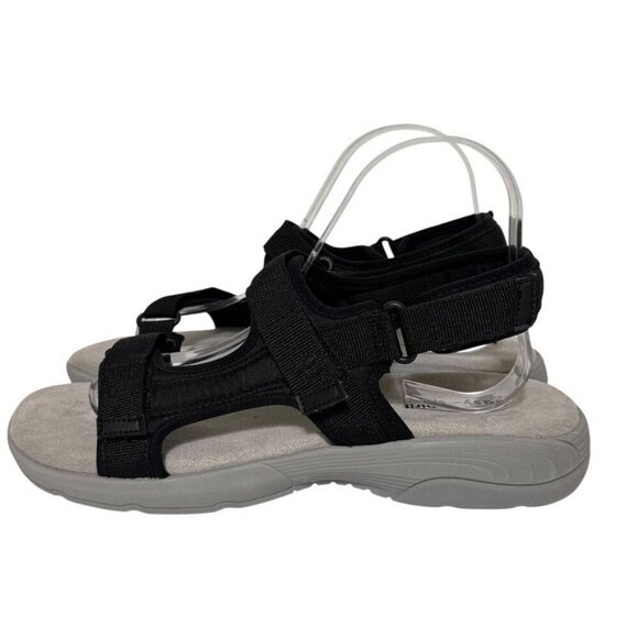 Easy Spirit Trish 2 Black Sport Sandals Adjustable Slingback Women's Size 9 - Picture 3 of 16